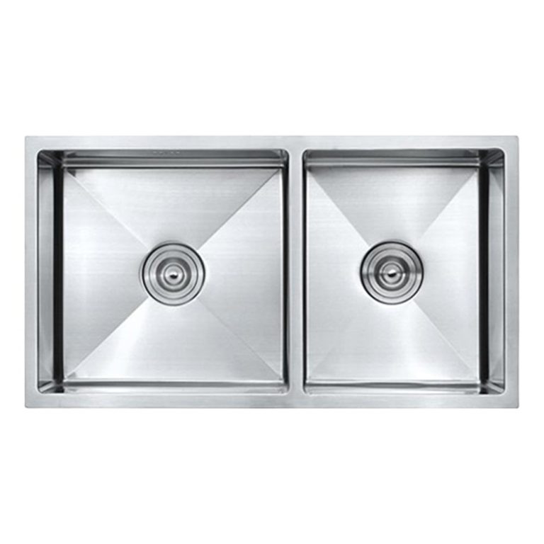 Chậu rửa bát inox BAUER BS 8045S BS8045S âm bàn 2 hố