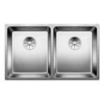 Chậu rửa bát inox BLANCO ANDANO 340/340 U âm bàn 2 hố