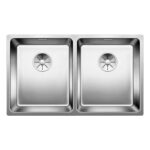 Chậu rửa bát inox BLANCO ANDANO 400/400-IF âm bàn 2 hố