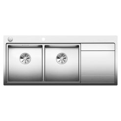 Chậu rửa bát inox BLANCO DIVON II 8 S-IF dương bàn 2 hố