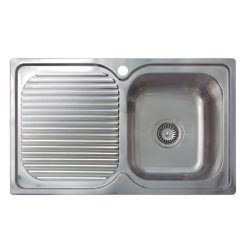 Chậu rửa bát inox Cata CD 1 Left dương bàn 1 hố 1 bàn