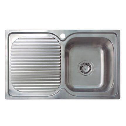 Chậu rửa bát inox Cata CD 1 Left dương bàn 1 hố 1 bàn