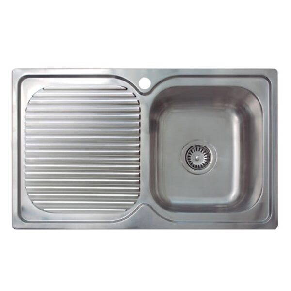 Chậu rửa bát inox Cata CD 1 Left dương bàn 1 hố 1 bàn