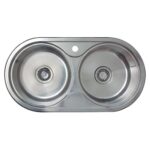 Chậu rửa bát inox Cata R-2 AG UNIT dương bàn 2 hố