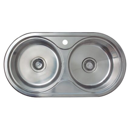 Chậu rửa bát inox Cata R-2 AG UNIT dương bàn 2 hố