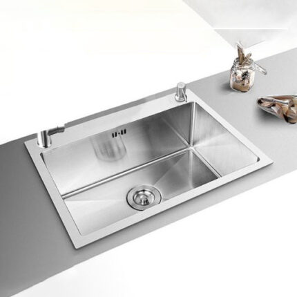 Chậu rửa bát inox FASTER FS 6045HM dương bàn 1 hố