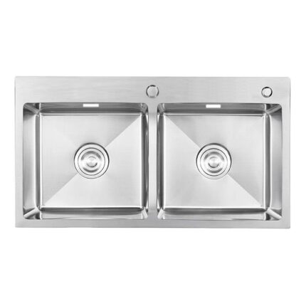 Chậu rửa bát inox FASTER FS 8245HA dương bàn 2 hố