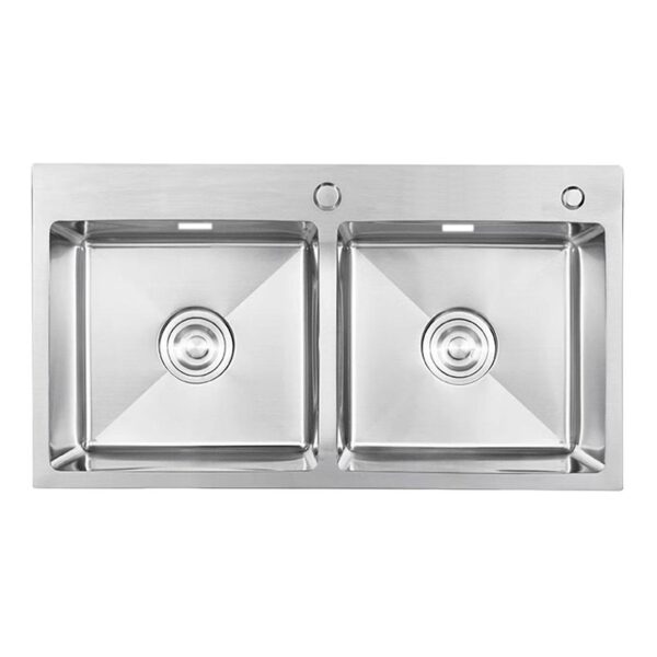 Chậu rửa bát inox FASTER FS 8245HA dương bàn 2 hố