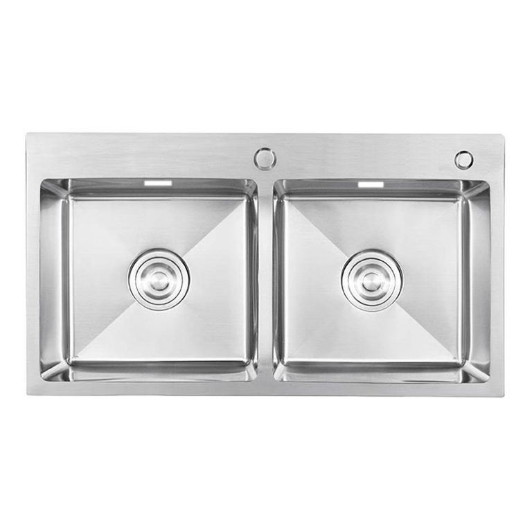 Chậu rửa bát inox FASTER FS 8245HA dương bàn 2 hố