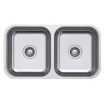 Chậu rửa bát Inox Hafele HS20-SSN2R90S 567.20.506 2 hố