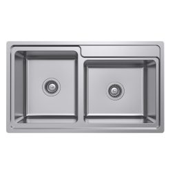 Chậu rửa bát Inox Hafele HS20-SSN2S90L 567.20.546 2 hố