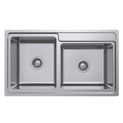 Chậu rửa bát Inox Hafele HS20-SSN2S90L 567.20.546 2 hố