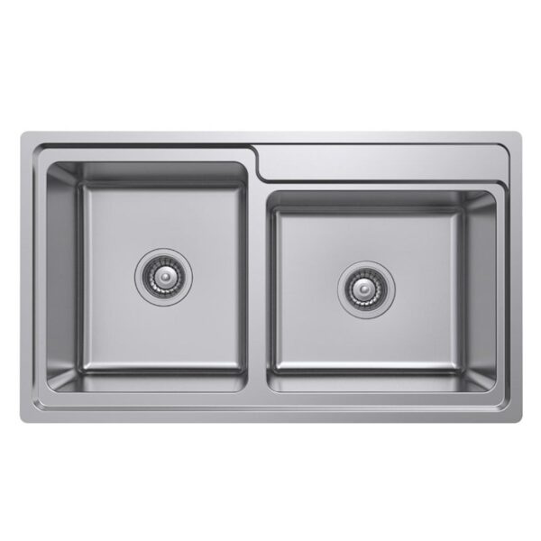 Chậu rửa bát Inox Hafele HS20-SSN2S90L 567.20.546 2 hố