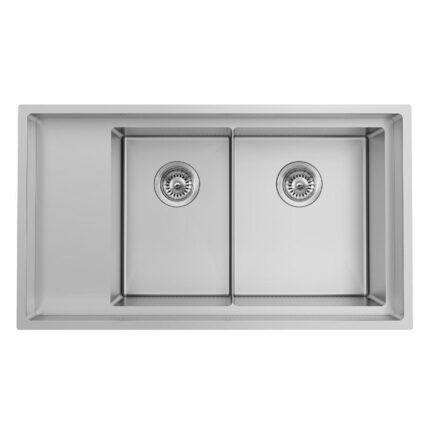 Chậu rửa bát Inox Hafele HS21-SSD2S90M 567.94.040 2 hố 1 bàn