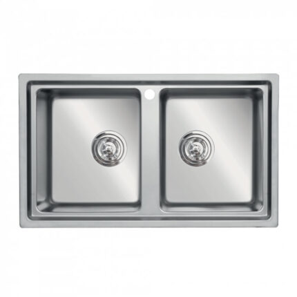 Chậu rửa bát inox KONOX Turkey Beta 860 2 hố