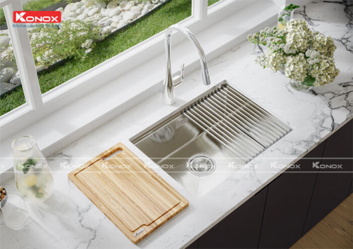 chau rua bat inox konox kn6046su 3