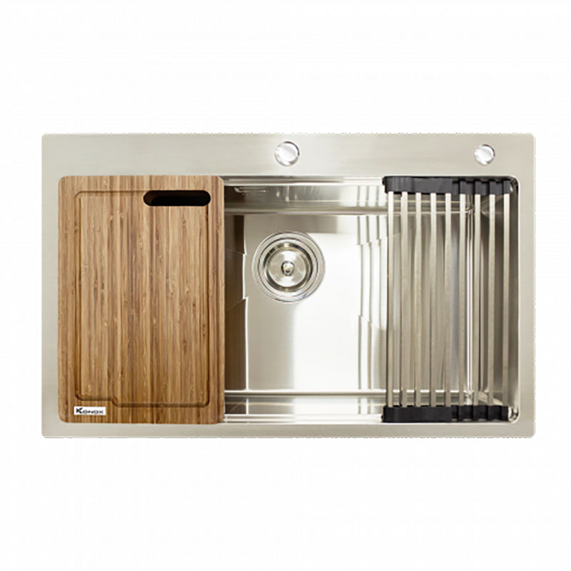 chau rua bat inox konox kn8050ts