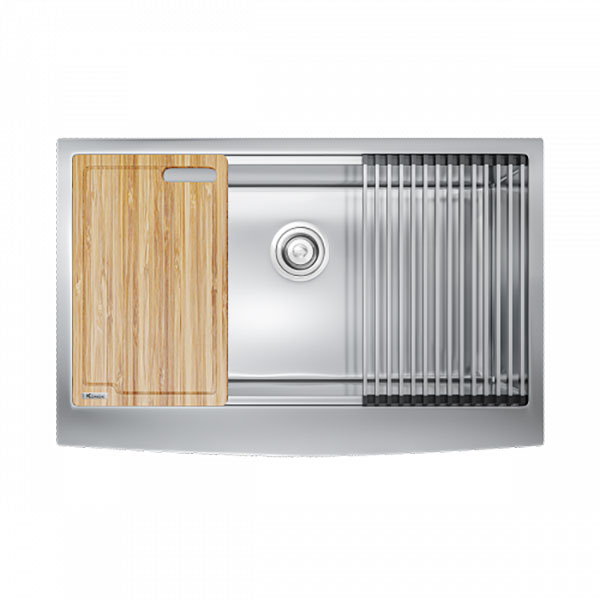 Chậu rửa bát inox KONOX KN8051AS Curve 1 hố