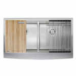 Chậu rửa bát inox KONOX KN8751DA Curve 2 hố