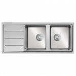 Chậu rửa bát inox KONOX Turkey Beta 1160 2 hố 1 bàn trái