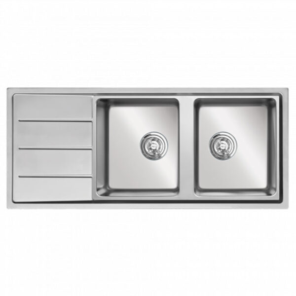 Chậu rửa bát inox KONOX Turkey Beta 1160 2 hố 1 bàn trái