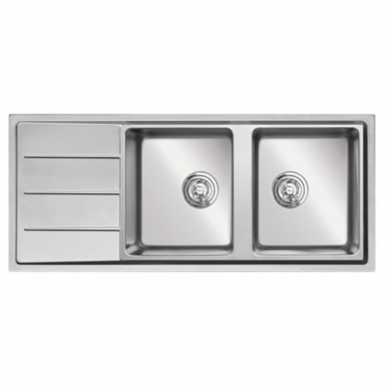 Chậu rửa bát inox KONOX Turkey Beta 1160 2 hố 1 bàn trái