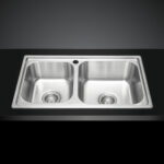 Chậu rửa bát inox MALLOCA MS 2076E 2 hố