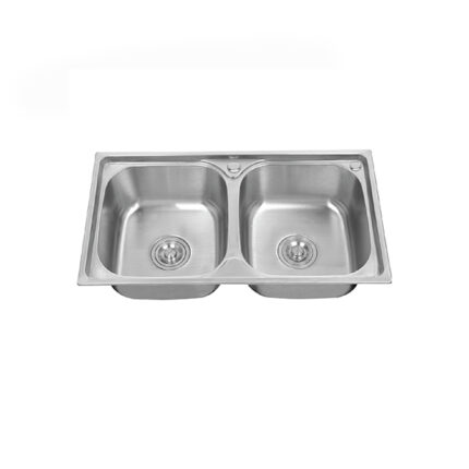 Chậu rửa bát inox Roslerer RL-INOX 7843 dương bàn 2 Hố