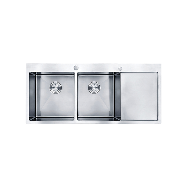 chau rua bat inox roslerer rl04 10045 duong ban 2 ho 1 ban