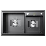 chau rua bat inox roslerer rl04 688 nano lech duong ban 2 ho