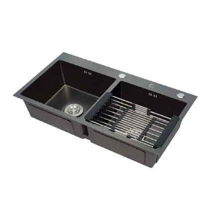 chau rua bat inox roslerer rl04 7843 nano can duong ban 2 ho