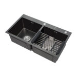 chau rua bat inox roslerer rl04 8245 can nano duong ban 2 ho