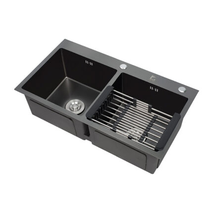 chau rua bat inox roslerer rl04 8245 can nano duong ban 2 ho