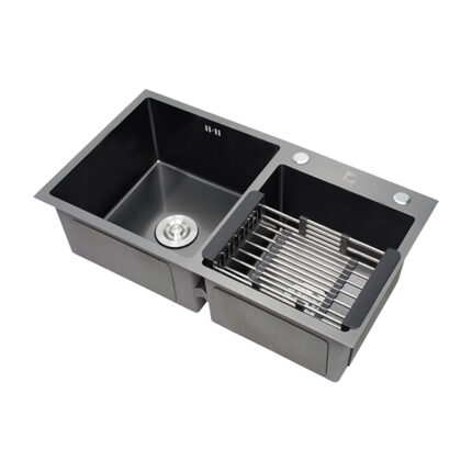 chau rua bat inox roslerer rl04 8245 nano lech duong ban 2 ho