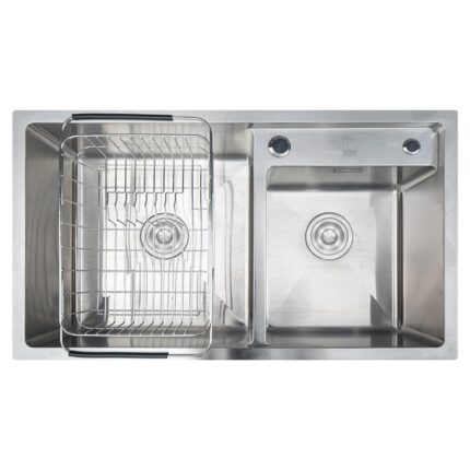 chau rua bat inox roslerer rl04 8245 new lech duong ban 2 ho