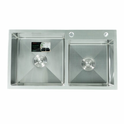 Chậu rửa bát inox Sơn Hà HM.X.2L.82.2.3 2 hố