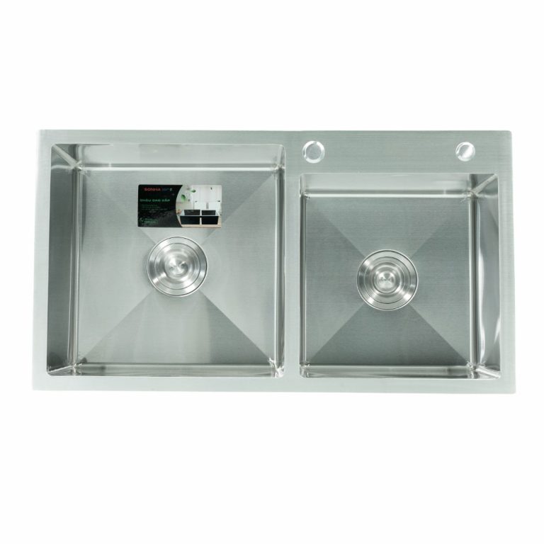 Chậu rửa bát inox Sơn Hà HM.X.2L.82.2.3 2 hố