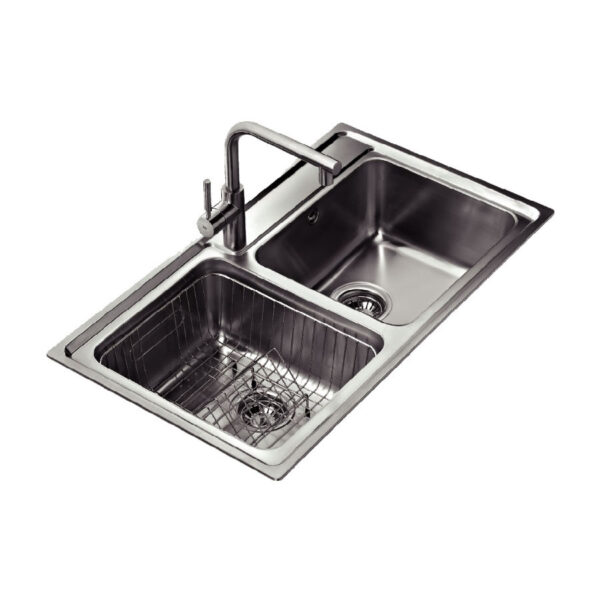 chau rua bat inox teka stage 2b 2 ho