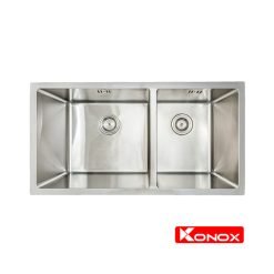 Chậu rửa bát inox KONOX CUBE 8144DU 2 hố