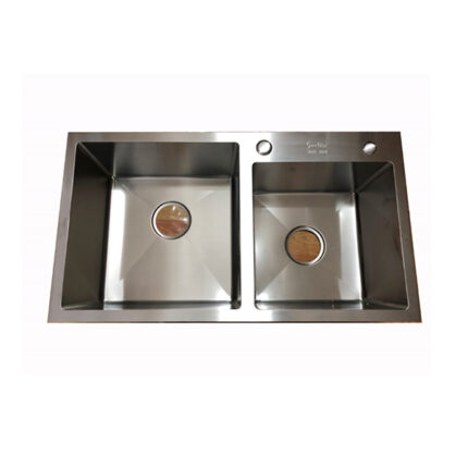 Chậu rửa bát inox Sevilla SV-8245L dương bàn 2 hố