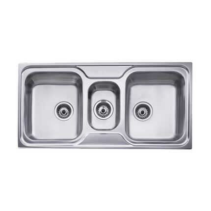 Chậu rửa bát inox TEKA CLASSIC 2 1-2B dương bàn 3 hố