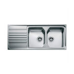 Chậu rửa bát inox TEKA PREMIUM 2B 1D dương bàn 2 hố 1 bàn