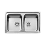 Chậu rửa bát inox TEKA UNIVERSO 79 2B dương bàn 2 hố