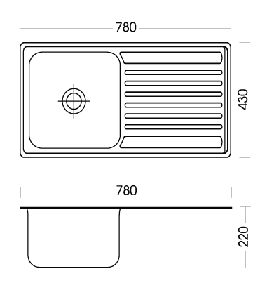 chau rua chen son ha s78d inox 304