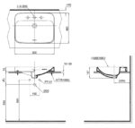 chau rua lavabo toto lt5616c dat ban