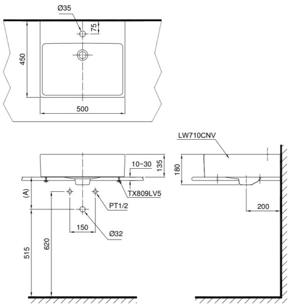 chau rua lavabo toto lt710ctrm dat ban 2