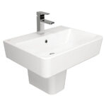 Chậu lavabo treo tường AMERICAN STANDARD 0507W-WT 0707-WT Acacia Evolution chân ngắn