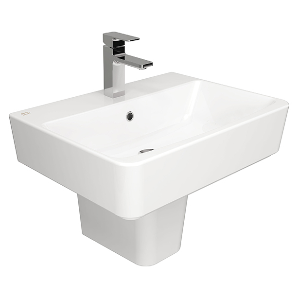 Chậu lavabo treo tường AMERICAN STANDARD 0507W-WT 0707-WT Acacia Evolution chân ngắn