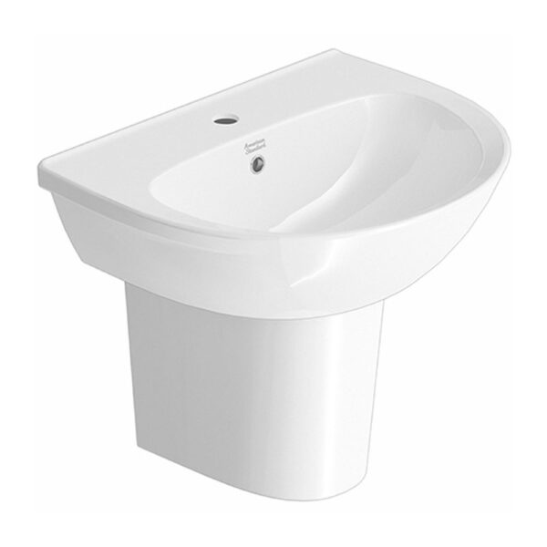 Chậu lavabo treo tường AMERICAN STANDARD 0953-WT 0712-WT Neo Modern chân ngắn