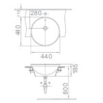 chau rua mat lavabo american standard vf 0333 am ban 2